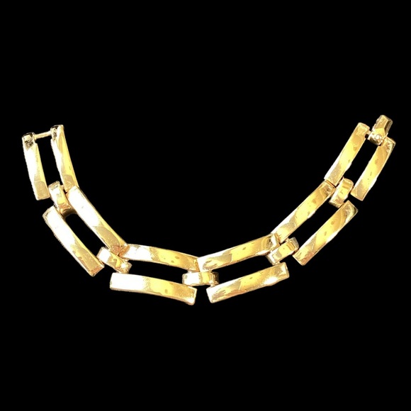 Vintage 1970’s Vendome Chunky Gold Bracelet - Picture 2 of 7